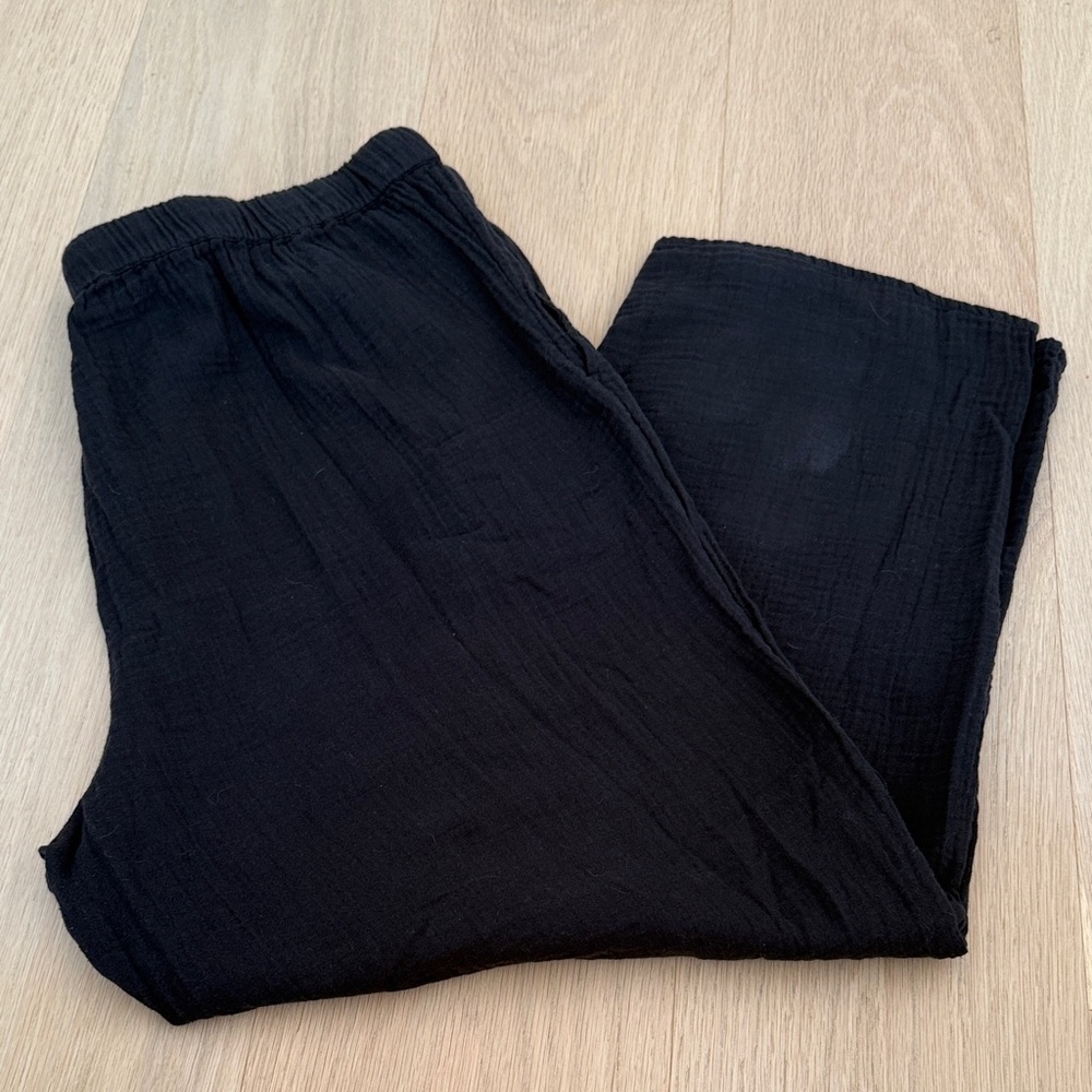 Aritzia Wilfred Free Black Pull On Pants